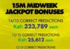 Betika Midweek Jackpot Bonuses