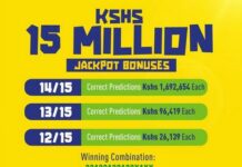 Maximum double chances allowed by Betika Midweek Jackpot and the stake amount