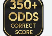 (Free Correct Score Football tips): Here are 4 free correct score tips with high odds