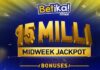 Betika Midweek Jackpot bonuses this week