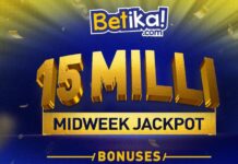 Betika Midweek Jackpot bonuses this week