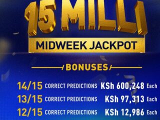 Betika Midweek Jackpot bonuses this week