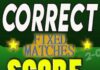 5 correct score soccer predictions today