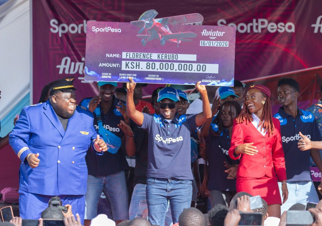 Who won Ksh 80,000,000 on Sportpesa Aviator?
