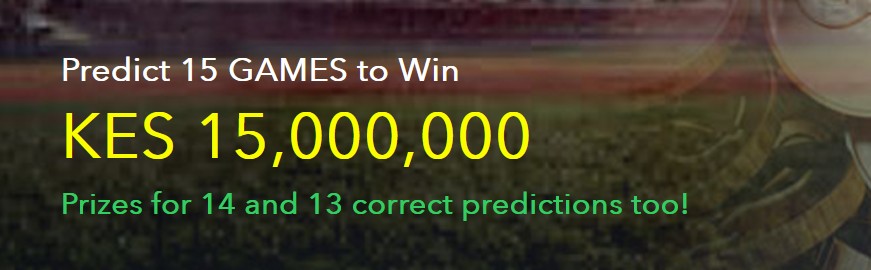 15M Sportybet Jackpot predictions in Kenya