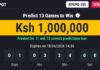 1M Free Betgr8 Jackpot Predictions in Kenya