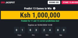 1M Free Betgr8 Jackpot Predictions in Kenya