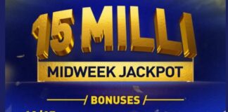 15M Betika Midweek Jackpot bonuses this week