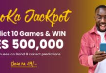 Ksh500,000 Kwikbet Jackpot predictions in Kenya this week