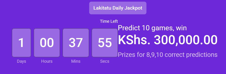 Fully Analysed Odibets Lakitatu Jackpot for this weekend,1/5/2026: Make Ksh300,000