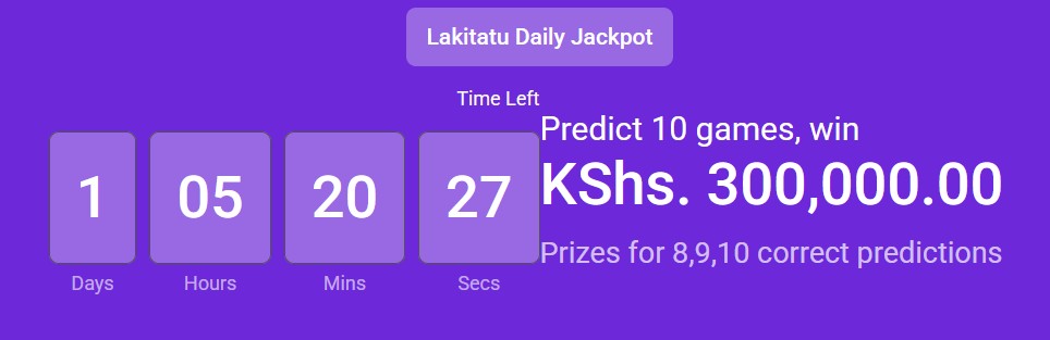 Does Odibets Lakitatu Jackpot allow double chances?