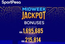 Sportpesa Midweek Jackpot result and bonuses yesterday—-See who won Ksh 1,695,685