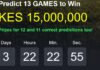 15M Free Sportybet Jackpot predictions this week,17/4/2026