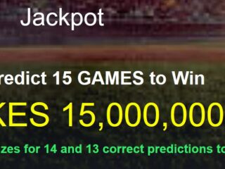 Ksh15,000,000 SportyBet jackpot predictions in Kenya