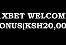 20,000 1XBET Welcome bonus in Kenya