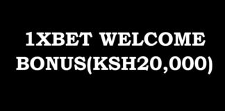 20,000 1XBET Welcome bonus in Kenya