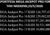 Sportpesa Pro Jackpots for 13,14,15,16,17 games this weekend, cash prize, predictions and packages in Kenya