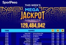 Sportpesa Mega Jackpot winning amount this weekend
