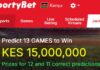 Ksh15M Free SportyBet Jackpot Predictions in Kenya,18/7/2026