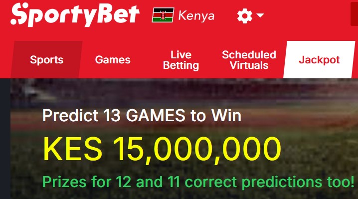 Ksh15M Free SportyBet Jackpot Predictions in Kenya,18/7/2026