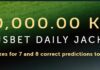 Ksh100,000 Bonusbet free Daily Jackpot predictions in Kenya