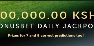 Ksh100,000 Bonusbet free Daily Jackpot predictions in Kenya