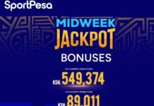 Sportpesa Midweek Jackpot Bonuses yesterday and winners