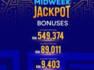 Sportpesa Midweek Jackpot Bonuses yesterday and winners