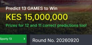 15M free Sportybet Jackpot predictions: 19/9/2026