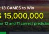 100% Sure SportyBet Jackpot predictions,12/9/2026: Make Ksh15M