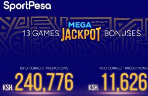 Sportpesa 13 Pro Jackpot bonus yesterday