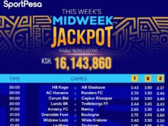 Earn Ksh 16M from these Sportpesa Midweek Jackpot this week