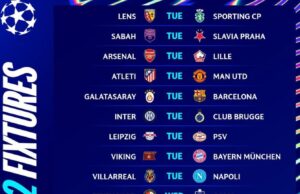 UEFA Champions League fixtures and predictions today,13/10/2026